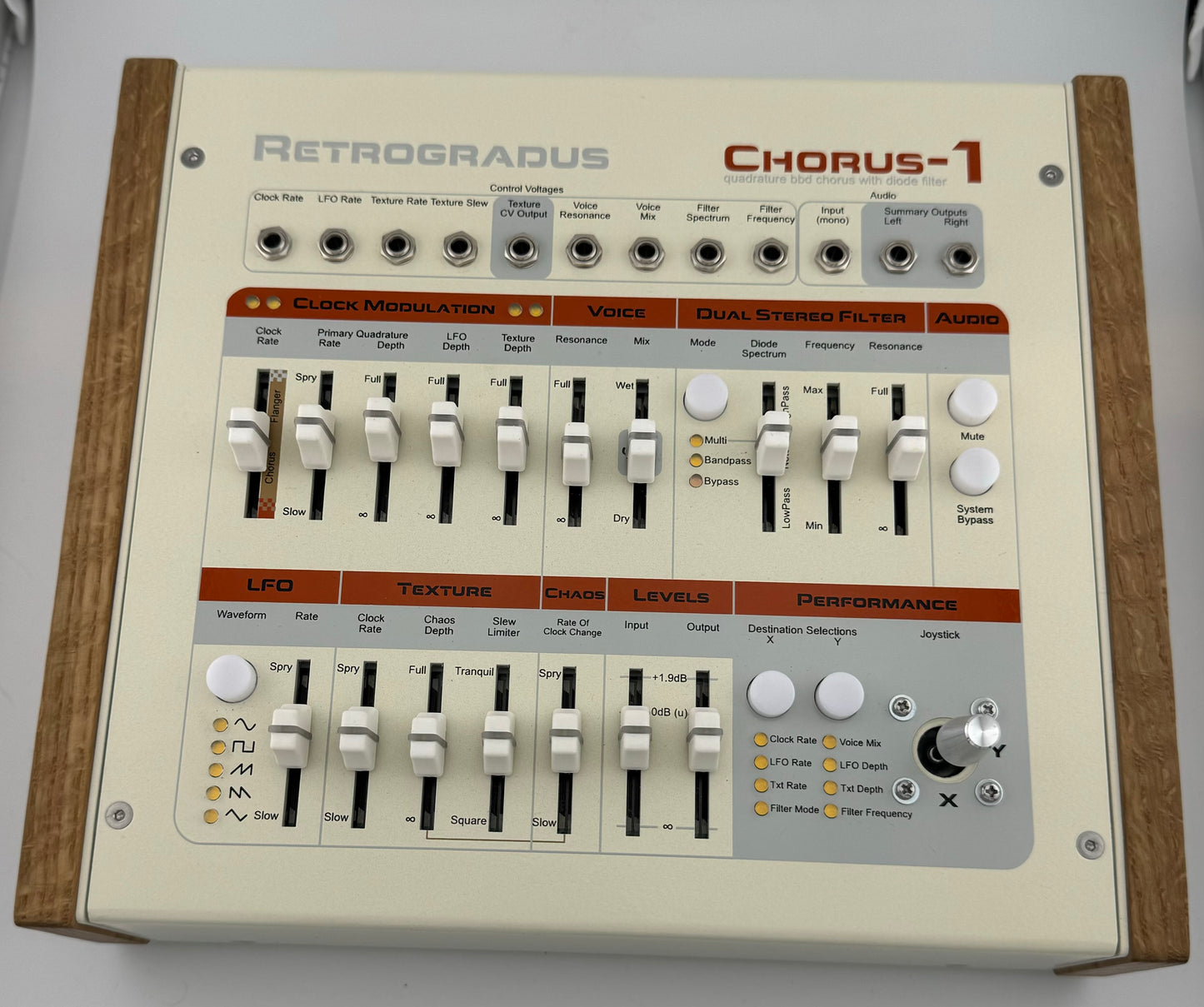 Chorus-1, Almond finish