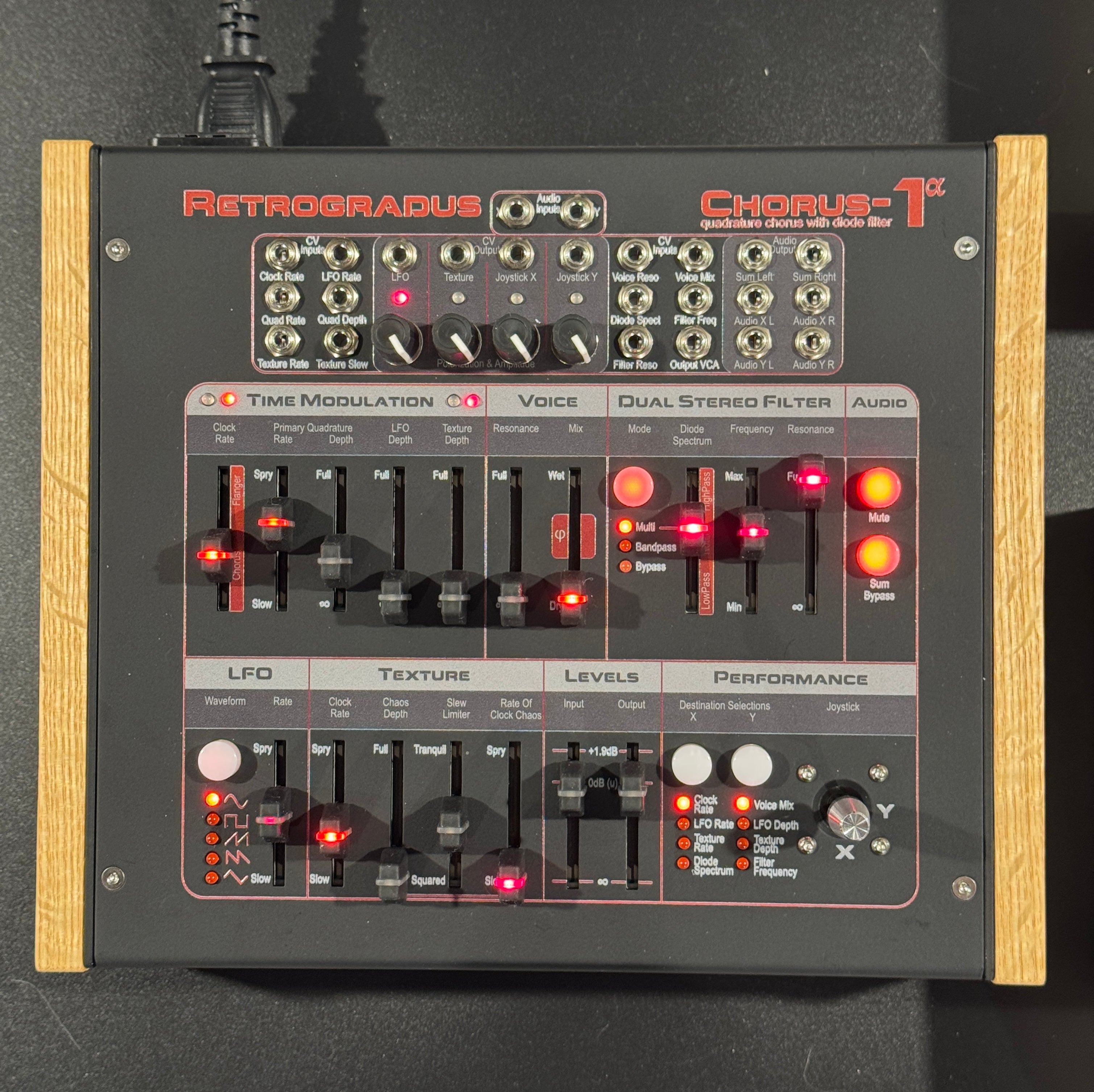 Chorus-1⍺, Black Soot Finish