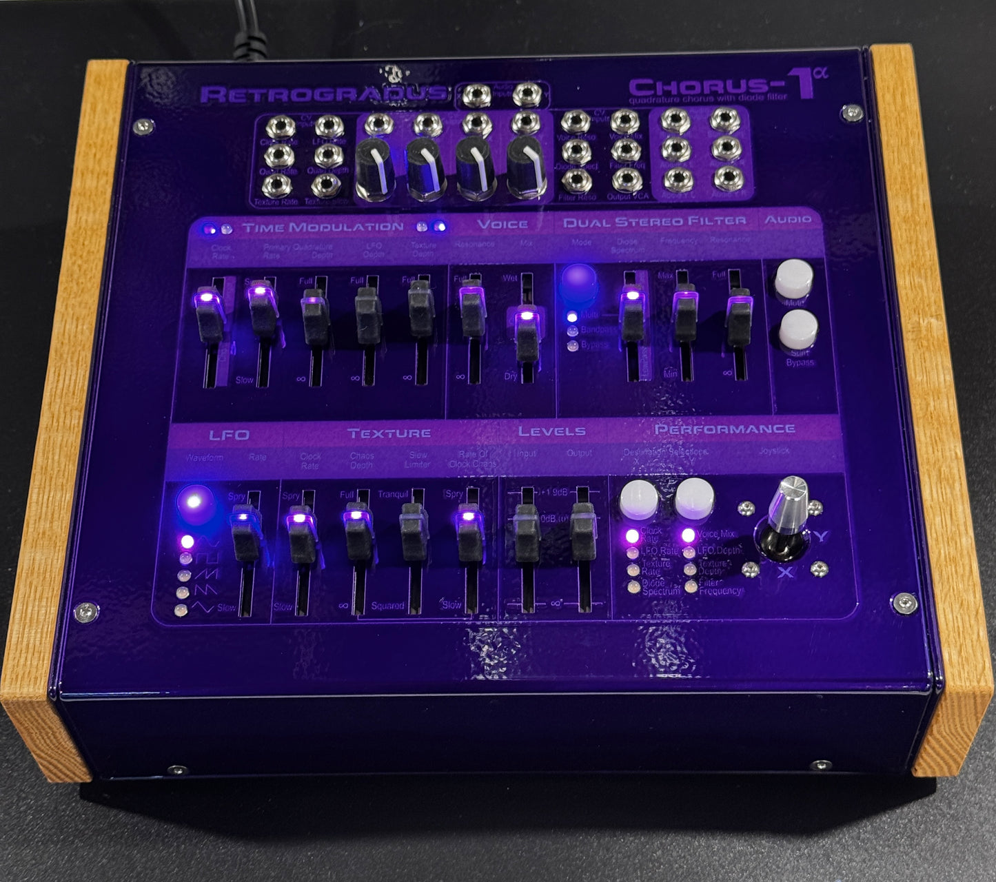 Chorus-1𝜶, Illusion Purple finish