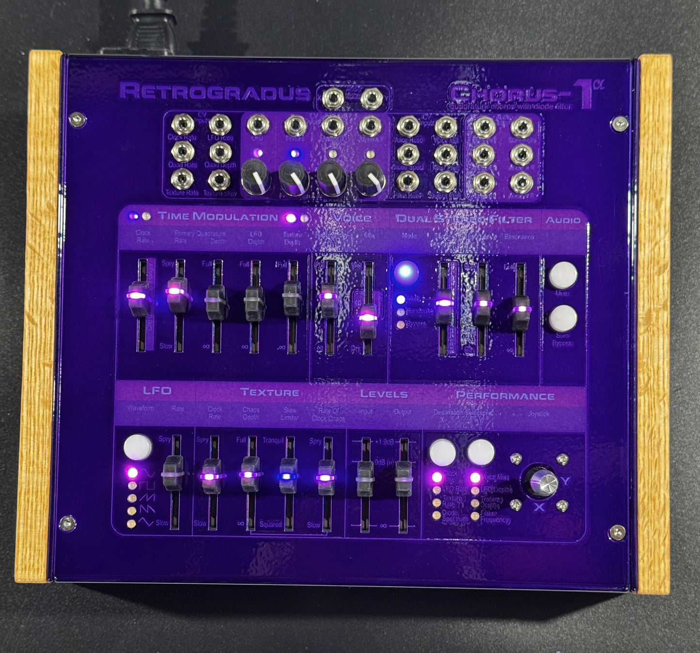 Chorus-1𝜶, Illusion Purple finish